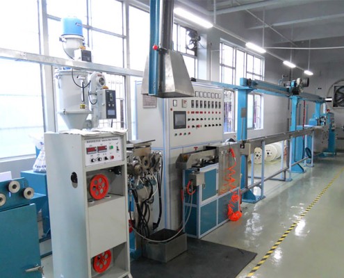 extrusion line for thermocouple