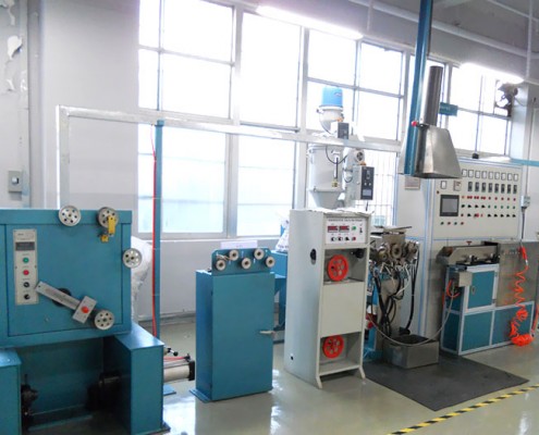single layer fluoropolymers extrusion line