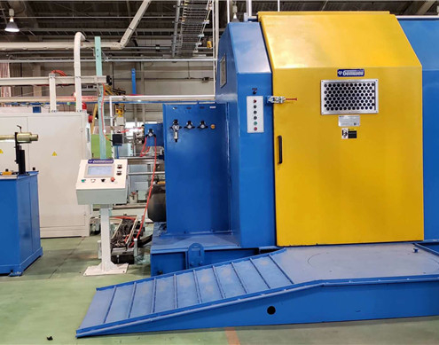 cantilever type single twist cabling machine